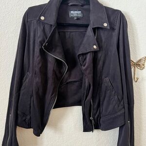 William Rast Black Moto Jacket